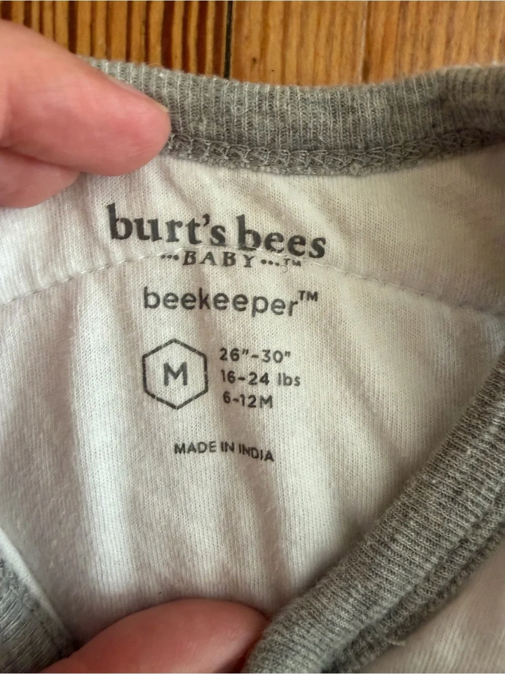 Burt’s Bees Baby Beekeeper Sleep Sack Medium 6-12M Organic Cotton
